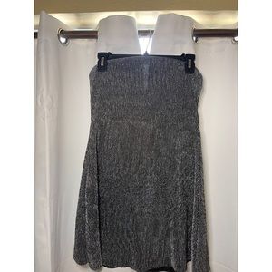 NWOT Wild Fable Metallic Strapless Dress